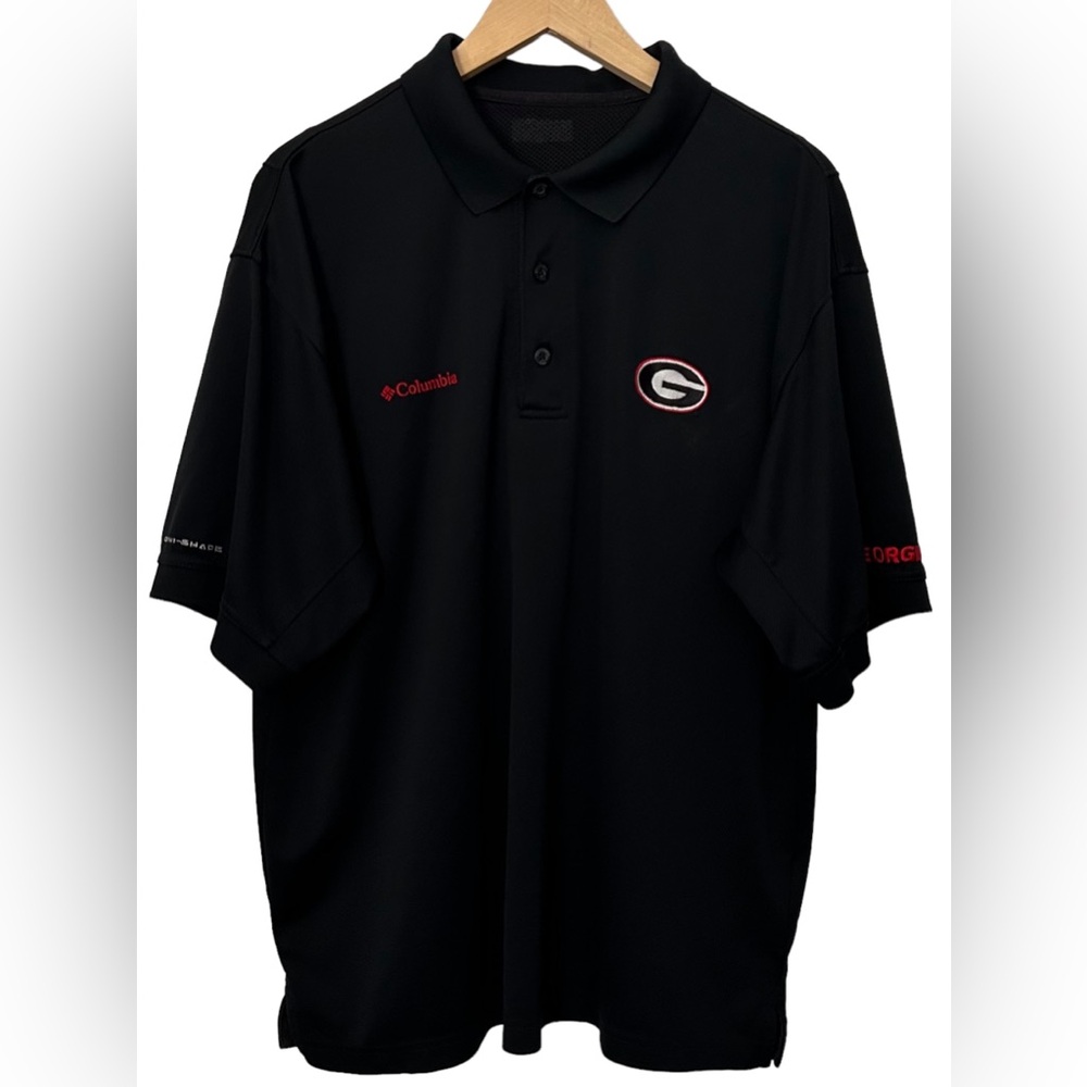 Men’s Columbia Georgia Bulldogs Polo Shirt SZ XL
